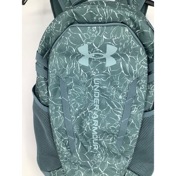 Under Armour Unisex Jasper Blue Serpentine Hustle 6.0 Athleisure Backpack HR7-35 main image 4
